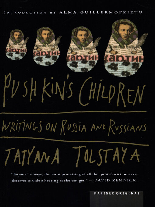 Title details for Pushkin's Children by Tatyana Tolstaya - Wait list